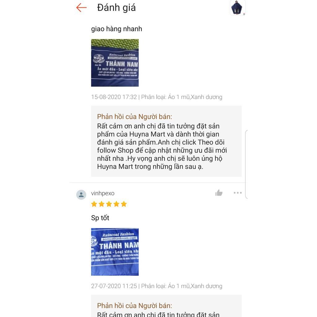 Áo mưa cánh dơi vải dù siêu dai loại trơn