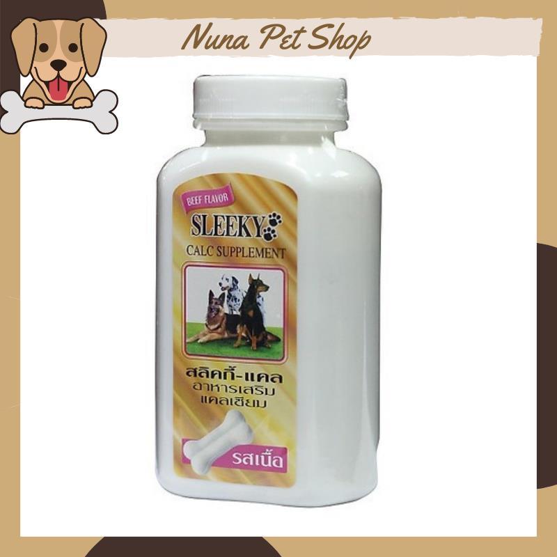 Canxi - Vitamin Thái Sleeky cho chó (Hộp 140 viên