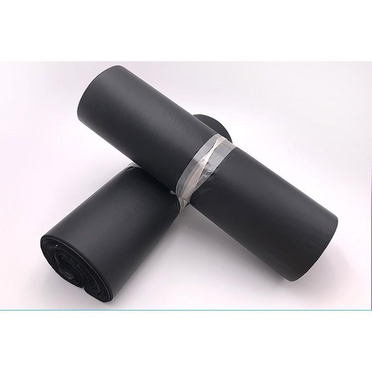 Bao bì gói hàng niêm phong 18x29cm màu đen bịch nilong bao bì túi đựng vận chuyển hàng online