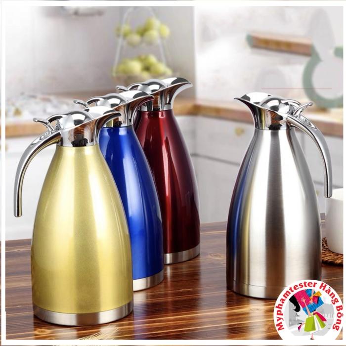 Bình giữ nhiệt mỏ vịt 2L nóng lạnh ruột inox 304 cao cấp