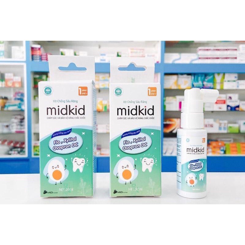 Xịt chống sâu răng Midkid 30ml