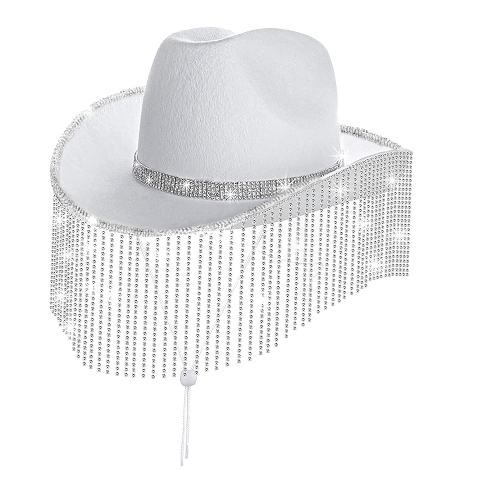 Cowboy Hat Women Cowgirl Hat Wide Brim Costume Accessories Fashion Comfortable Sunhat Summer Outdoor Hat for Travel Beach Festivals