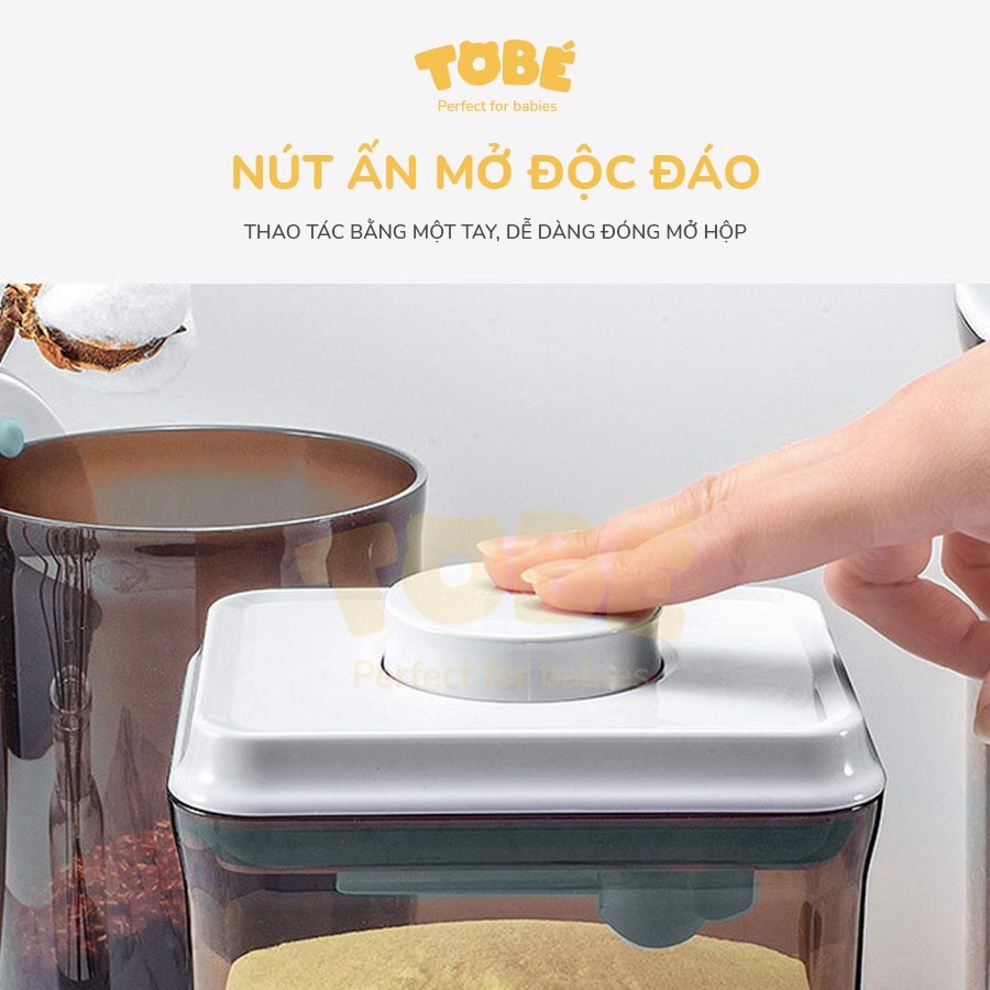 Hộp Đựng Sữa Bột Hela Dung Tích 2.3L- Hộp nhựa cao cấp nhập khẩu Hàn Quốc an toàn cho bé