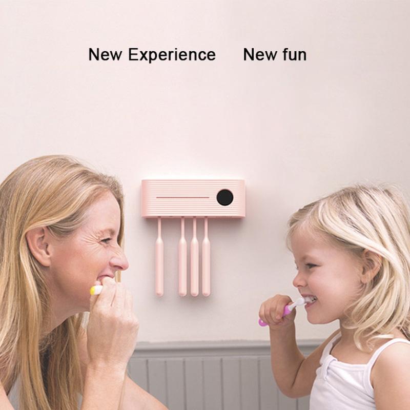 Giá để bàn chải Xiaomi Youpin Sothing kệ bàn chải đánh răng Dụng Cụ Lấy Kem Đánh Răng Khử Trùng Bằng Tia Uv hộp đánh răng kệ treo tường