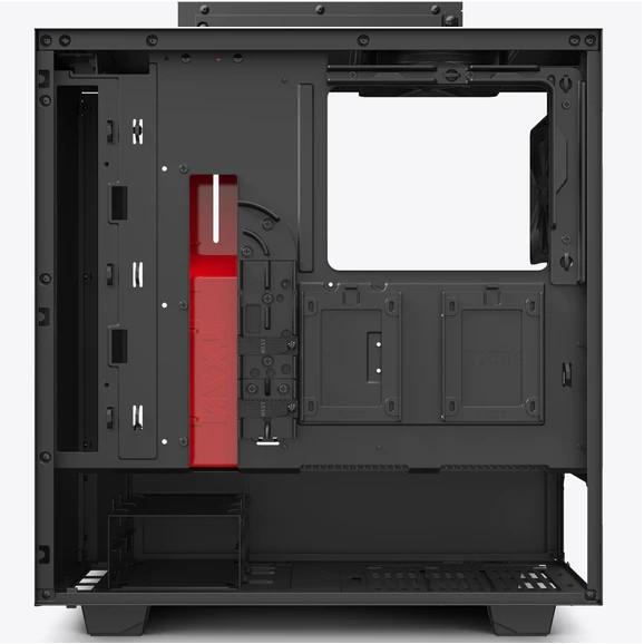 Vỏ Case Máy Tính NZXT H510 Màu Đen Đỏ- Hàng Chính Hãng