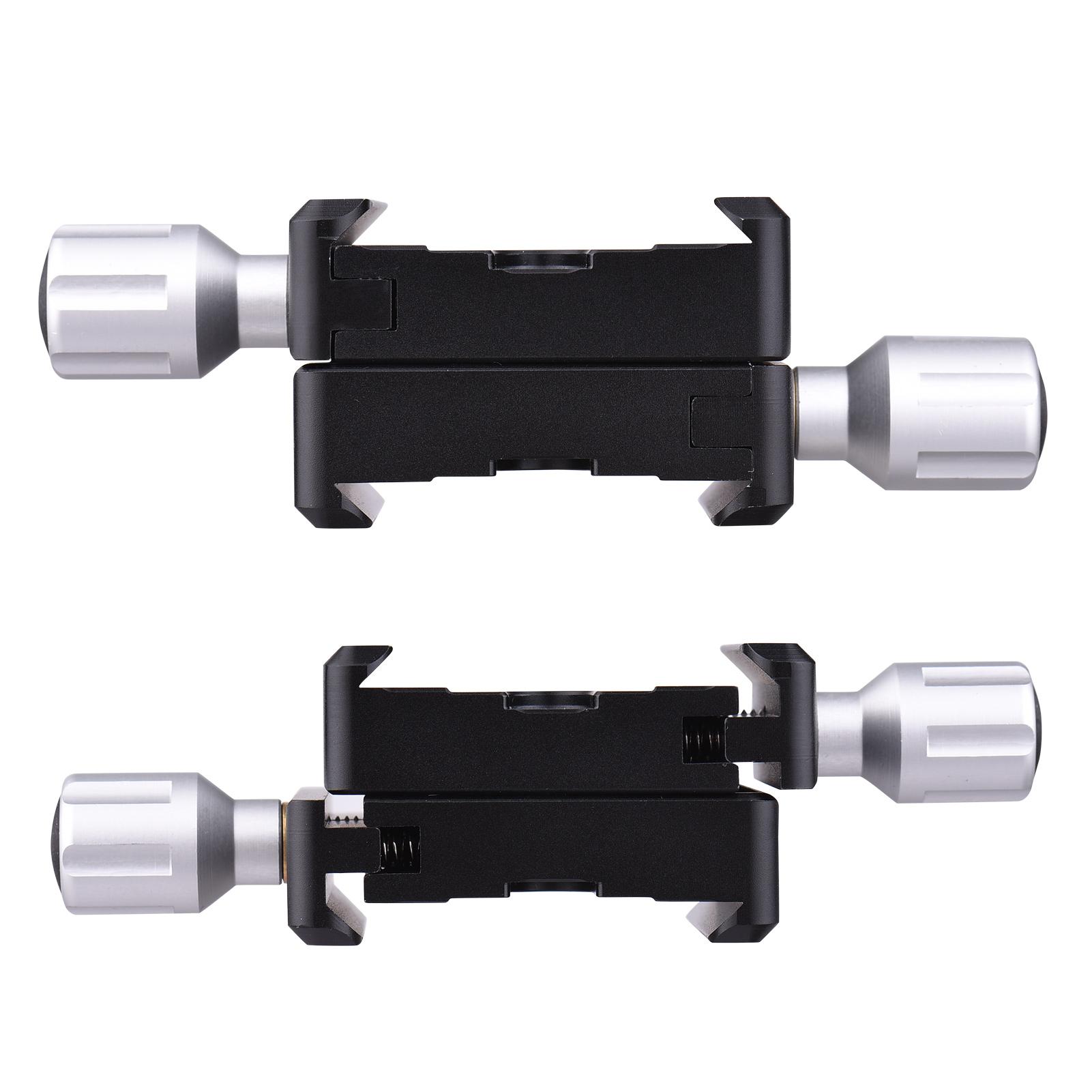 Tấm kẹp nhả nhanh đôi 50mm với lỗ vặn 1/4 inch cho đầu bi của chân máy ảnh