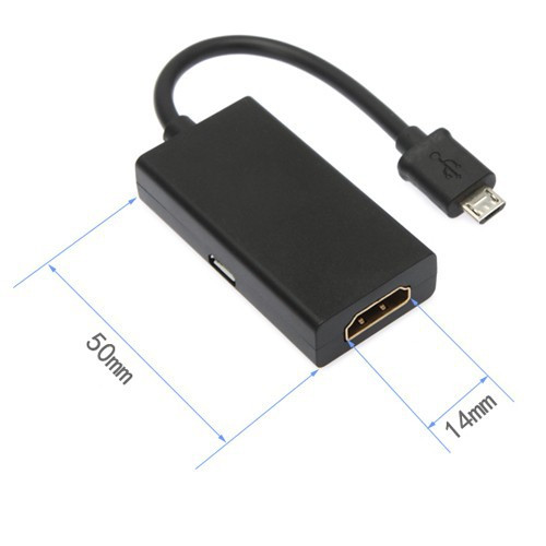 Cáp MHL Chuyển Đổi Tín Hiệu Micro USB sang HDMI AZONE 2