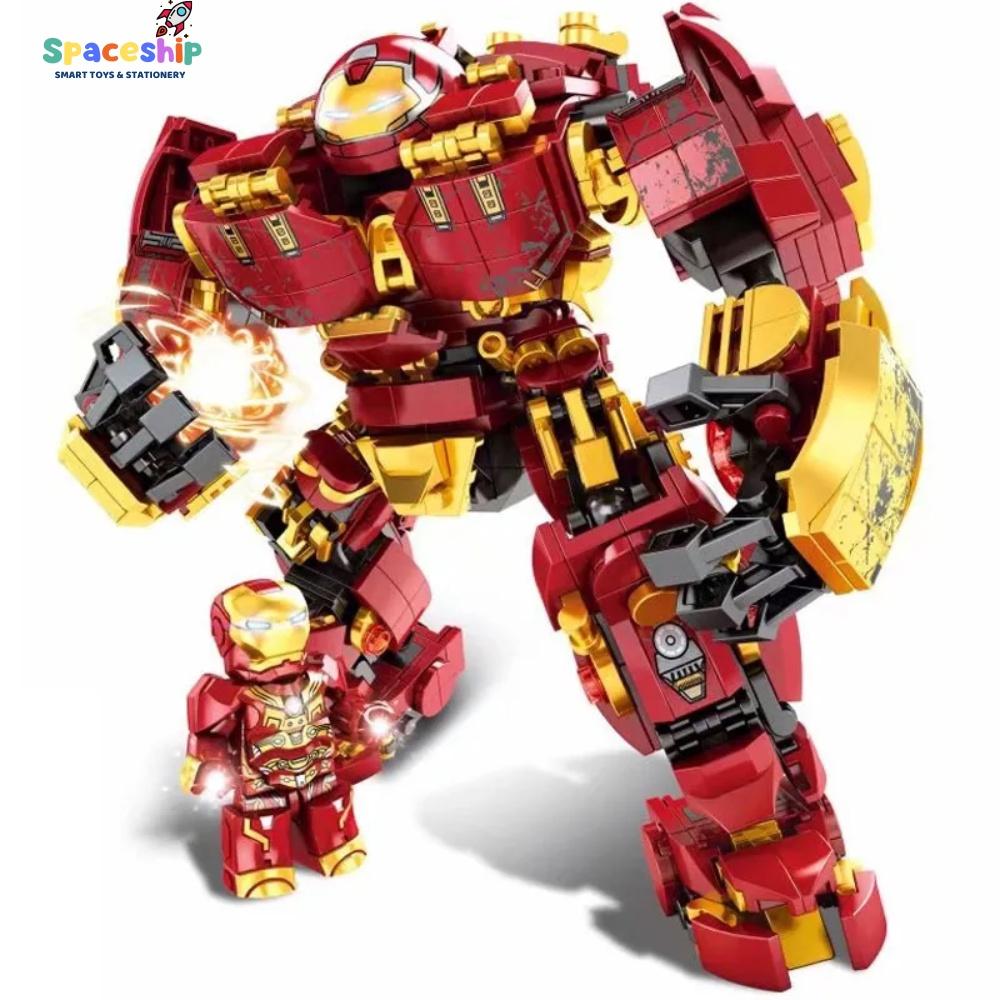 Đồ Chơi Lắp Ráp Mô Hình Iron Man Hulkbuster 856 Mảnh Ghép