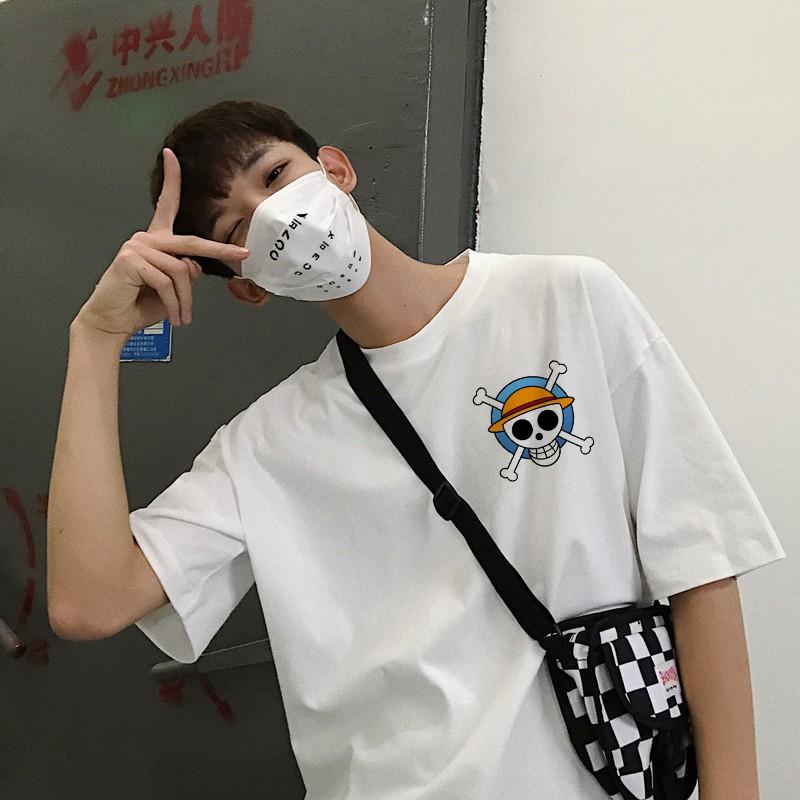 Áo Phông Tay Lỡ Luffy Wano Cực Ngầu