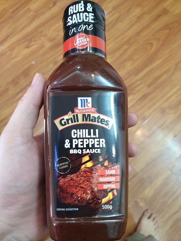 Sốt Ướp BBQ Vị Ớt Mccormick Grill Mates 500g