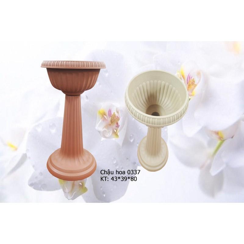 CHẬU HOA LY CAO TRẮNG-2237