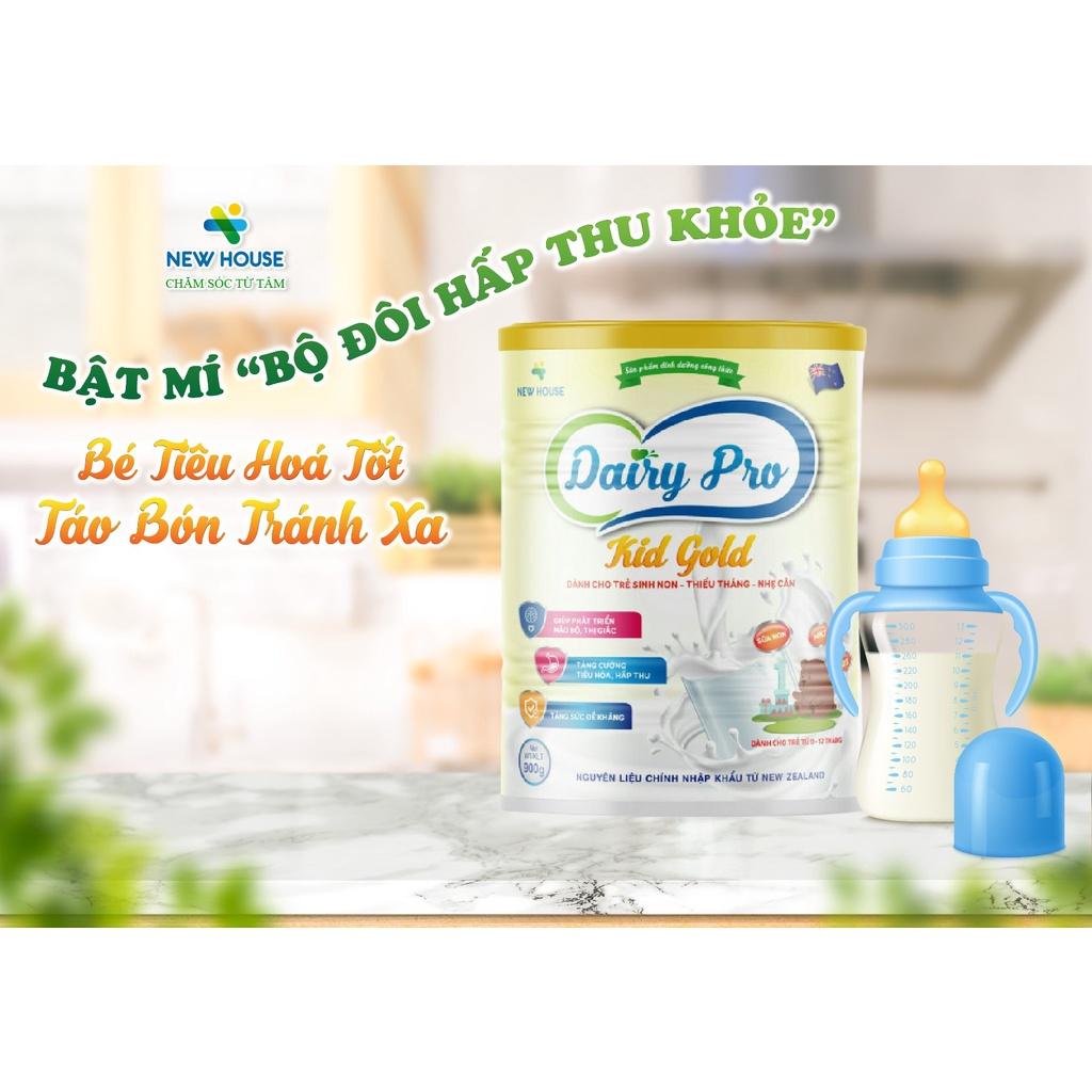 Sữa dinh dưỡng Dairy Pro Kid Gold 400-900g -Dành cho bé sinh non, thiếu tháng, nhẹ cân - Childs_day.