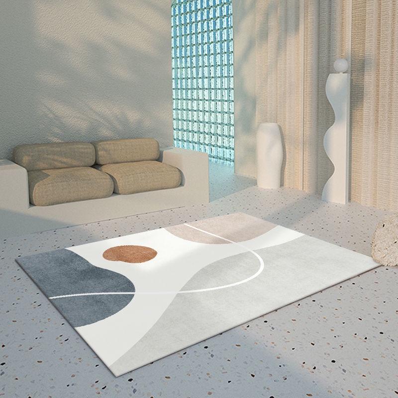 Thảm Lót Sàn Họa Tiết Trừu Tượng Phong Cách Bắc Âu Độc Đáo