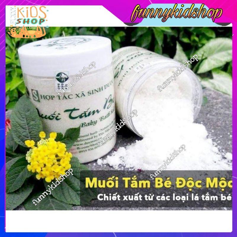 Muối Tắm Thảo Dược MUỐI TẮM BÉ Muối Tắm Bé Độc Mộc SẠCH Rôm Sẩy Mẩn Ngứa DM04-A