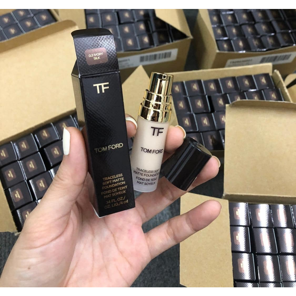 Kem nền T.F Traceless Soft Matte Foundation mini 4ml (0.3 ivory silk)