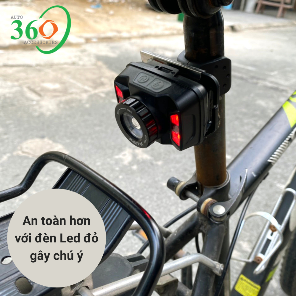 Giá Đỡ Đèn Pin Xe Đạp Dành Cho Đèn Pin Đội Đầu HNK-003, Có 3 Lựa Chọn Gắn Trên Ghi Đông, Trên Cổ Yên Xe Và Giá Đỡ Nam Châm