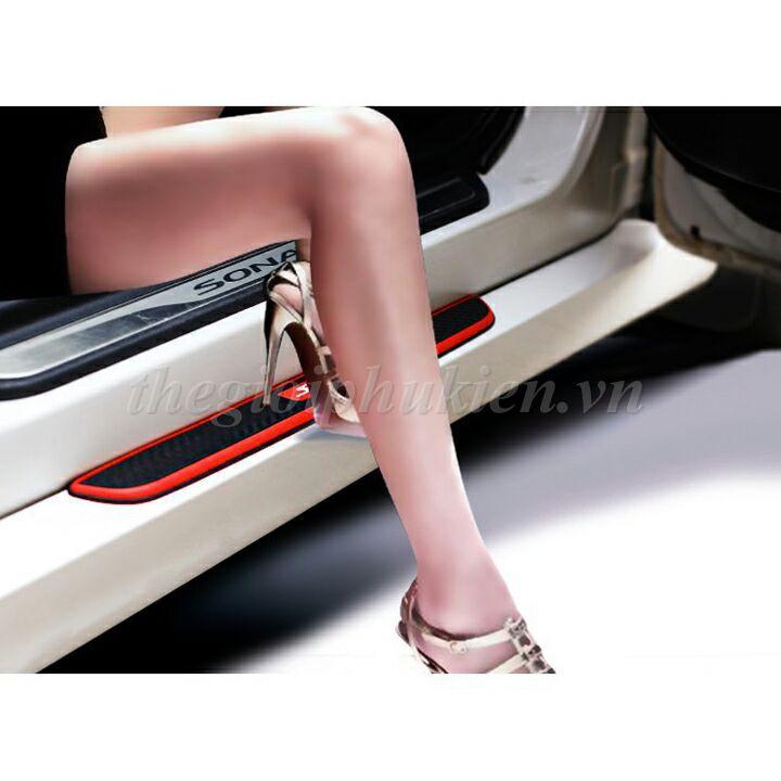Bộ 5 nẹp cao su Sport chống trầy bậc bước chân ngoài, bậc cốp ngoài Ô tô, Xe hơi đa năng