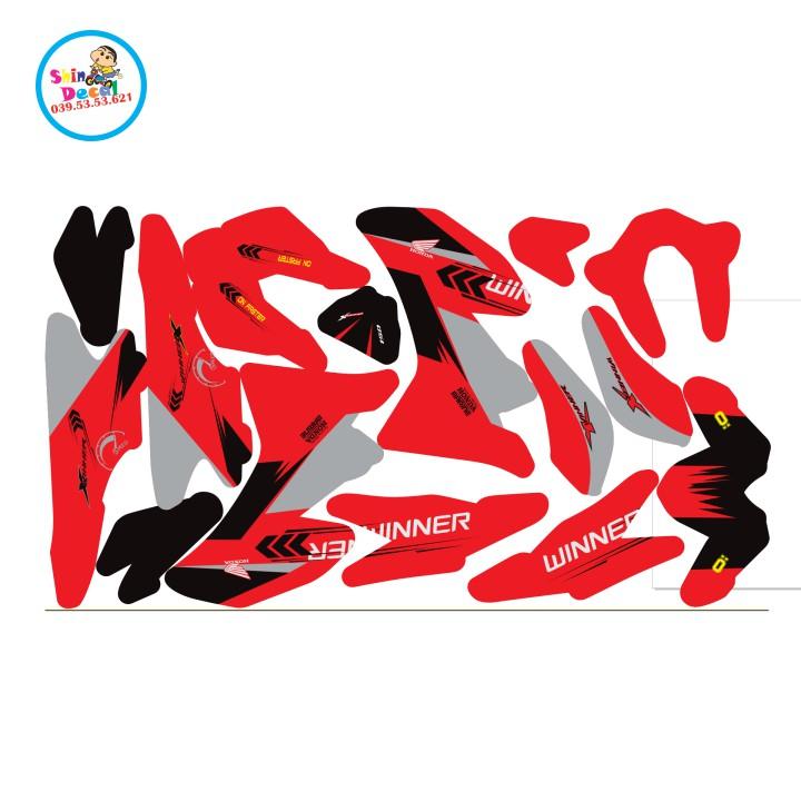 Tem rời trùm Winner X đỏ