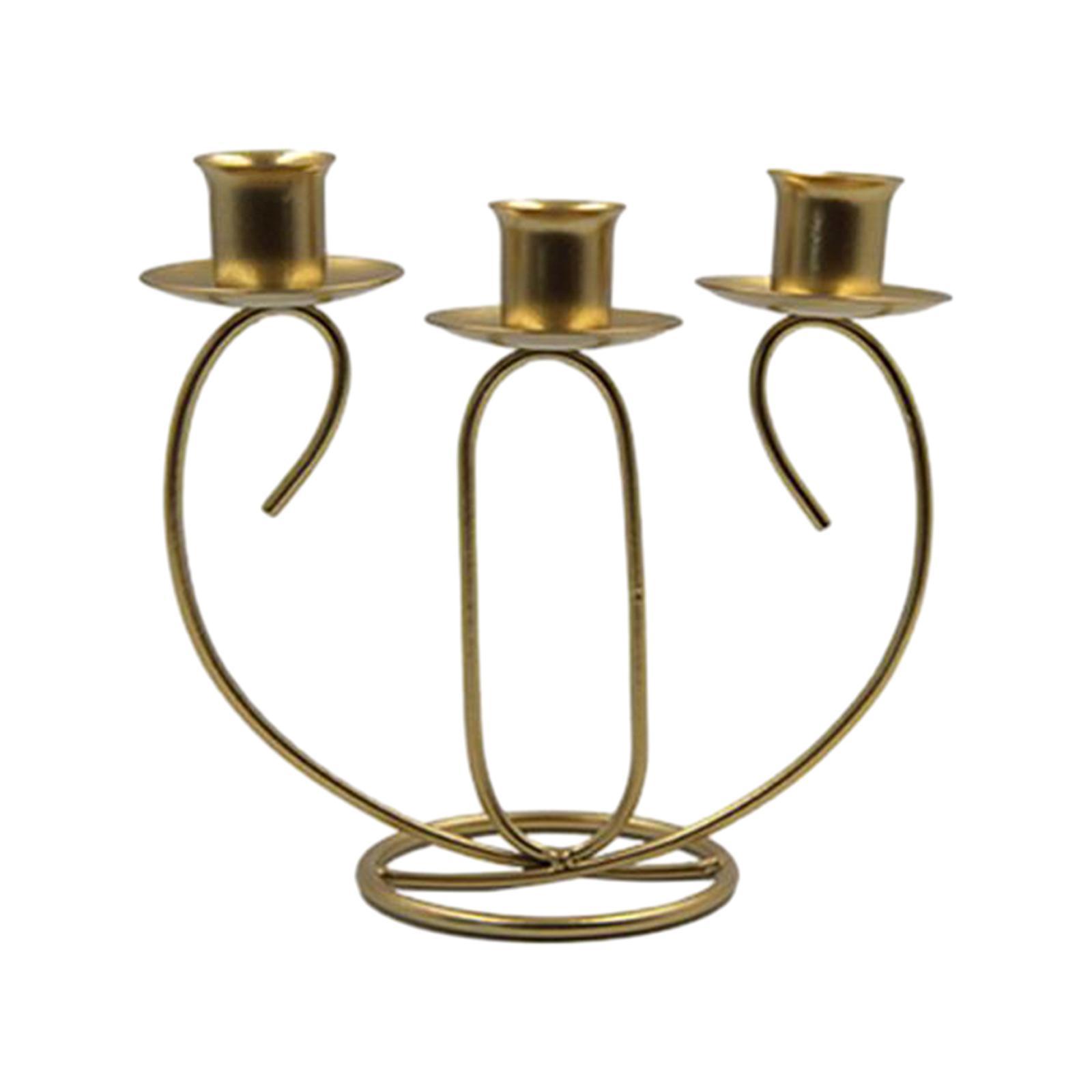 Tealight Candles Holder Candelabras Farmhouse Home Candles Stand Metal Candlestick for Prayer Candles Dining Room Housewarming Taper Candles