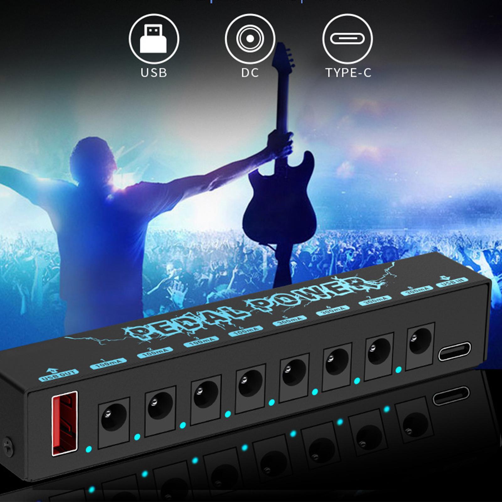 Guitar Pedals Power Supply Pedalboard Power Supply Sturdy Guitar Effect Pedal