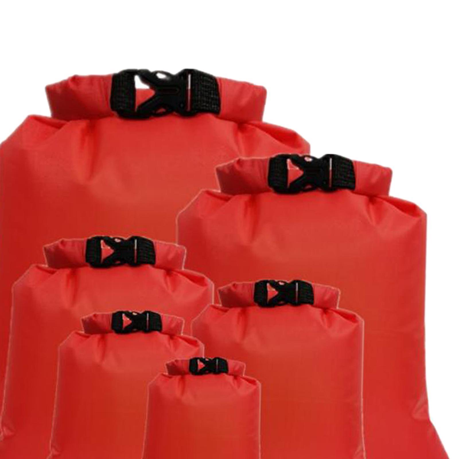 6 Pieces 1.5L / 2.5L / 3L / 3.5L / 5L / 8L Floating Waterproof Bag, Roll Up Bag