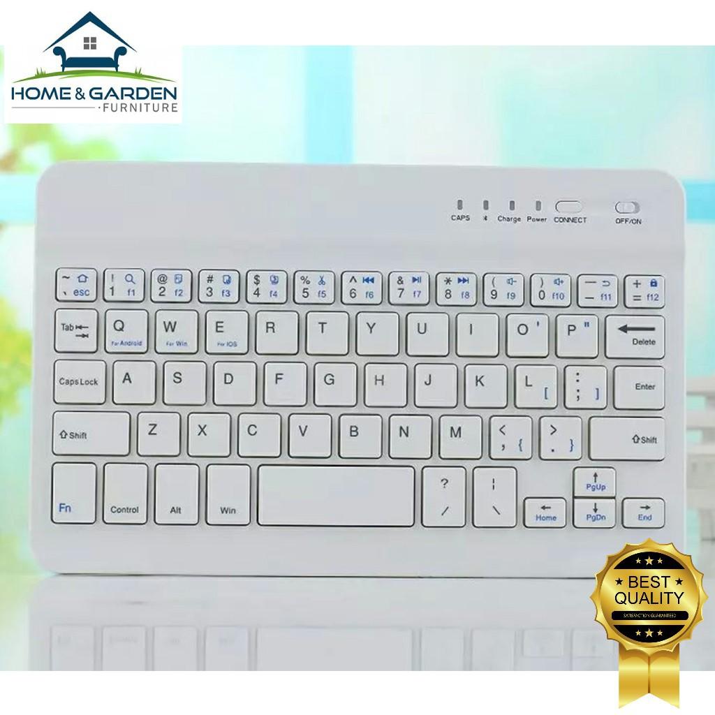Bàn phím bluetooth mini cao cấp cho Ipad, máy tính bảng, laptop (màu trắng) -shop SLIMEMOCHISQUISHY