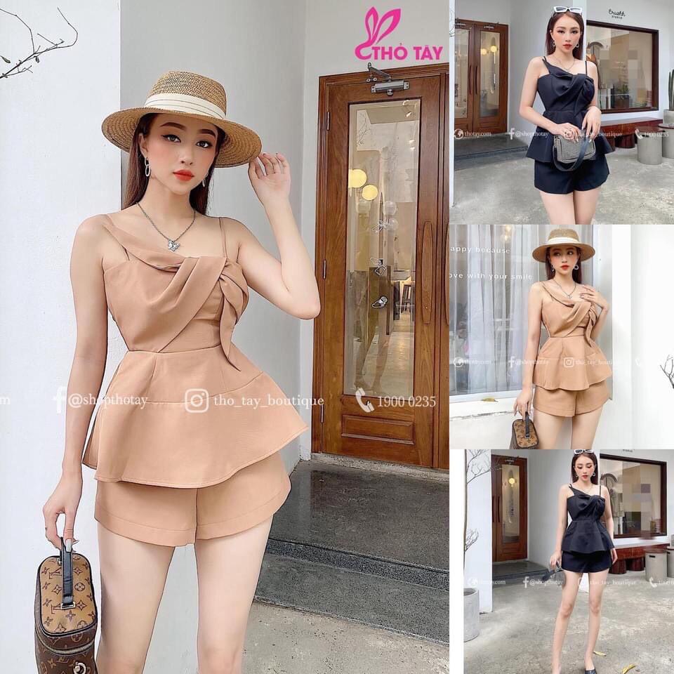 Sét bộ nữ hai dây kết nơ ngực có nhiều màu để lựa chọn HT15 AM