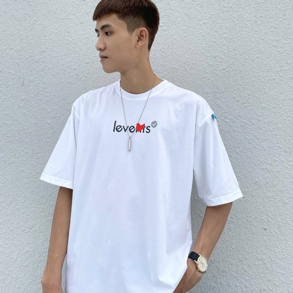 Áo thun trơn tay lỡ Local brand , Tee levent basic Unisex form rộng , oversize chất liệu cotton dày dặn Ulzzang - Gin Store