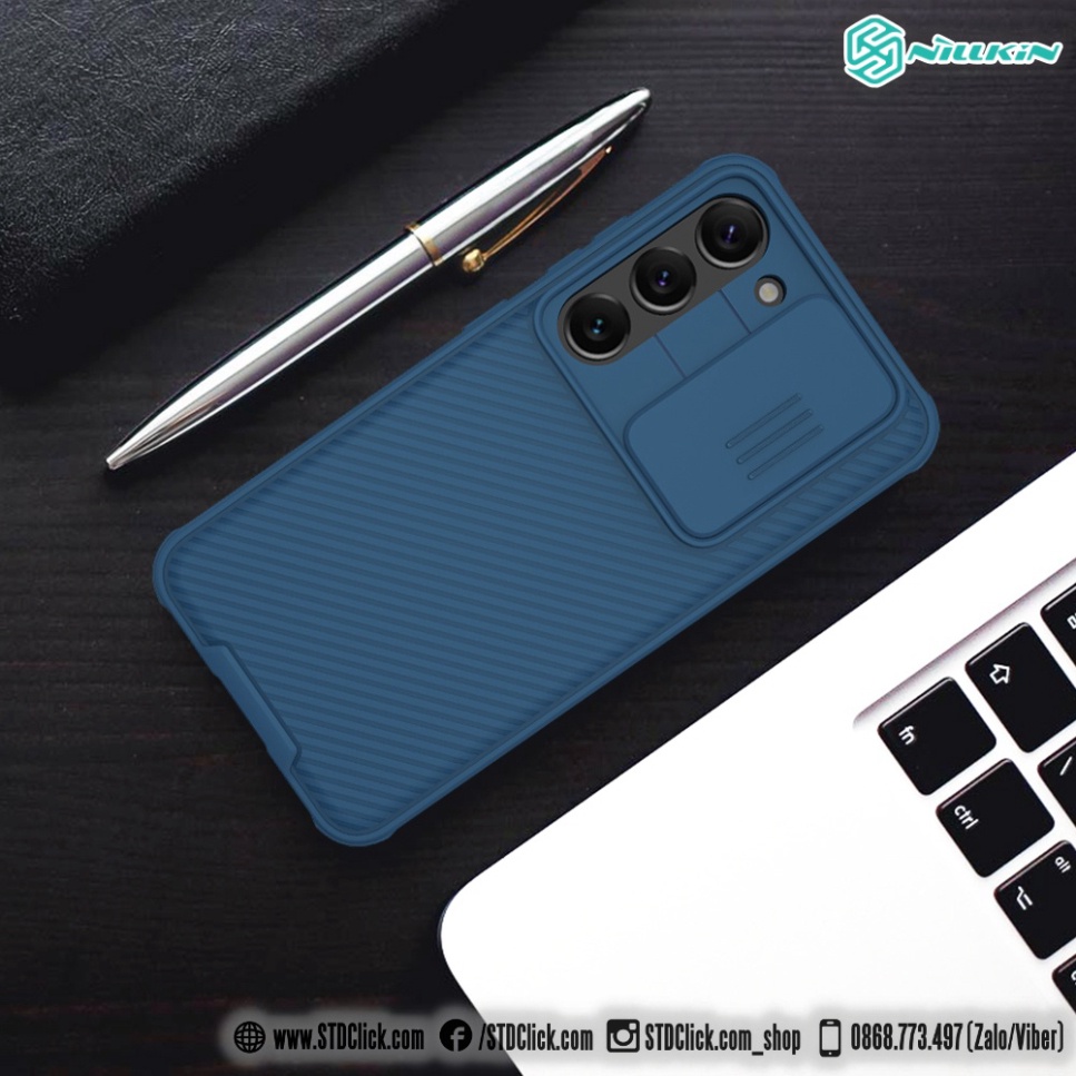 ỐP LƯNG DÀNH CHO ĐIỆN THOẠI SAMSUNG GALAXY S23 5G NILLKIN CAMSHIELD PRO BẢO VỆ CAMERA