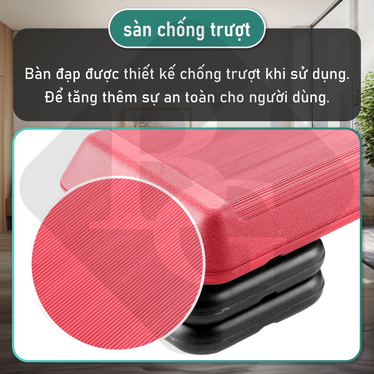 BG Bục dậm nhảy, aerobic, tập gym tại nhà AEROBIC STEP 72cm  giảmcân hiệu quả có thể điều chỉnh độ cao tập thể dục
