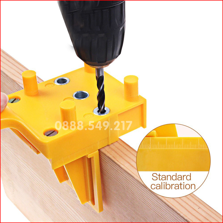 Cữ Khoan Thẳng Dụng Cụ Định Vị Khoan Lỗ Chốt Gỗ 6 8 10mm - Bộ Cữ Khoan Chốt Gỗ Chuyên Dụng