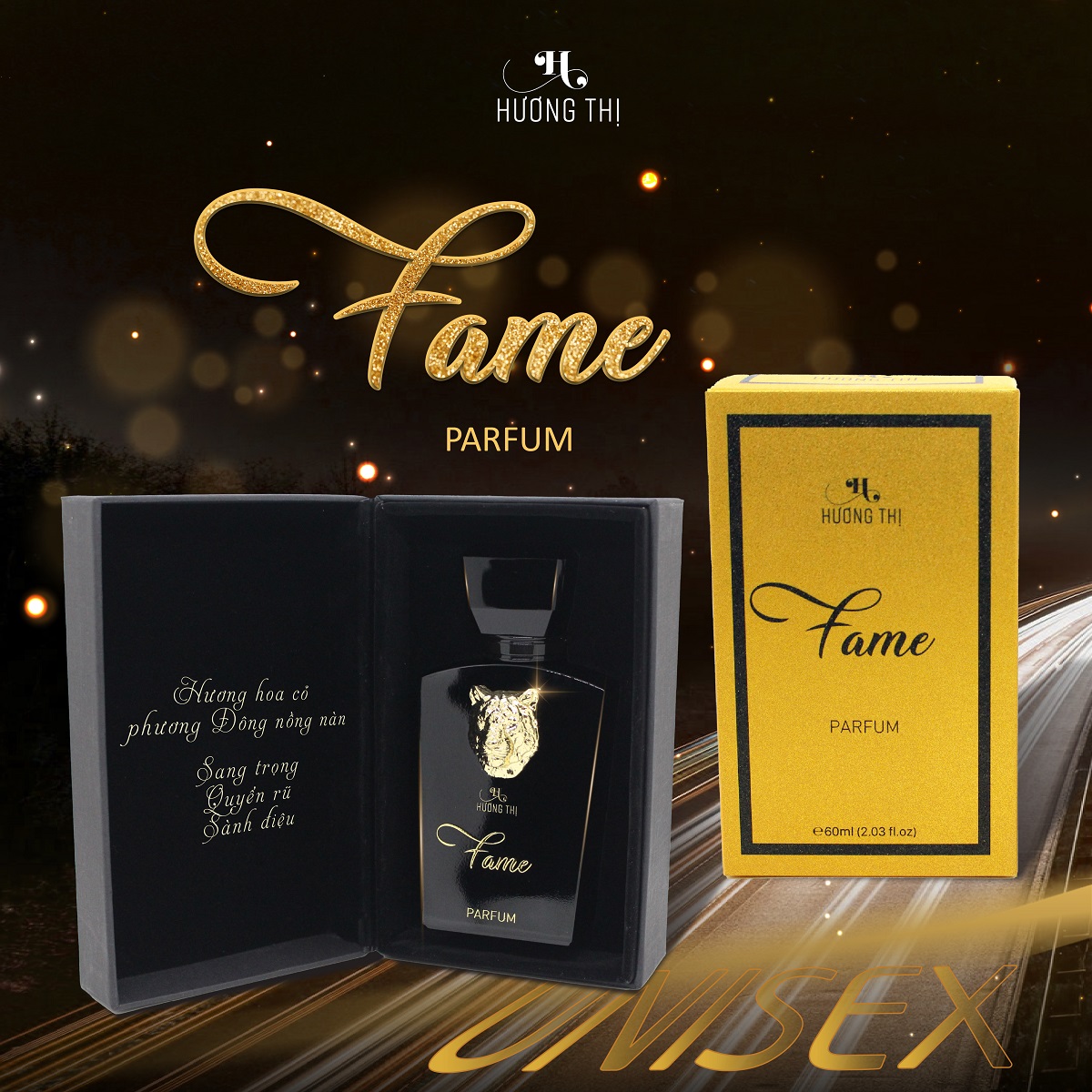 Nước Hoa Unisex Fame Hương Thị Chính Hãng 60ml