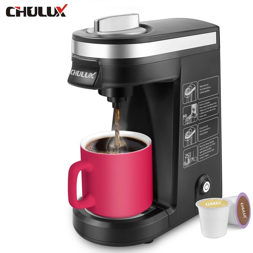 Máy pha cà phê viên nén Nespresso Chulux QF-CM801, công suất 800W - Hàng chính hãng, bảo hành 12 tháng