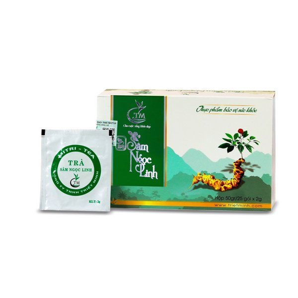 Thực phẩm chức năng Trà Sâm Ngọc Linh túi lọc Triết Minh ( 25 gói  x 2gram )