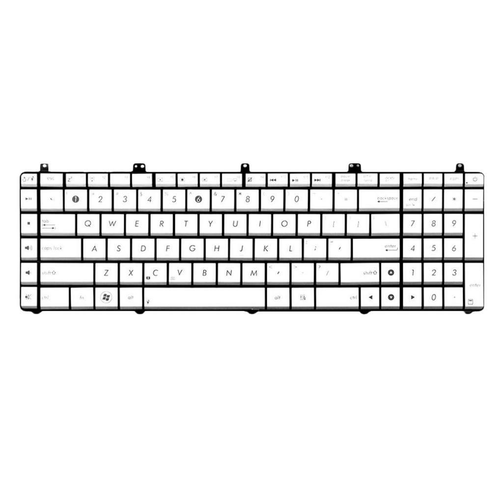 For Asus N55 N55S N55X N75S N75SF New Plastic US PC Laptop Keyboard Keypad