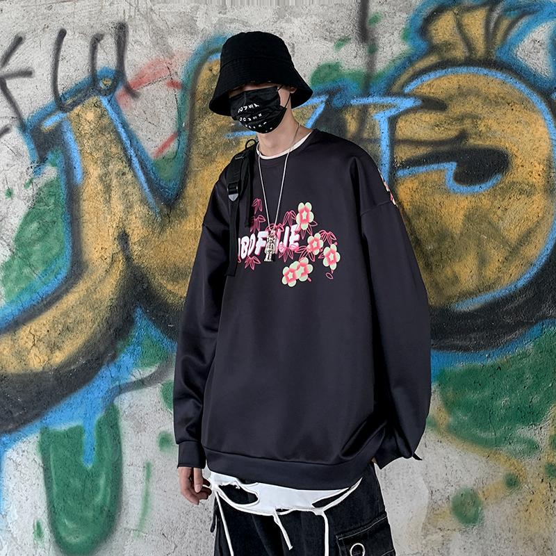 Áo nam Tay Dài In Hoa Thời Trang 3 Màu