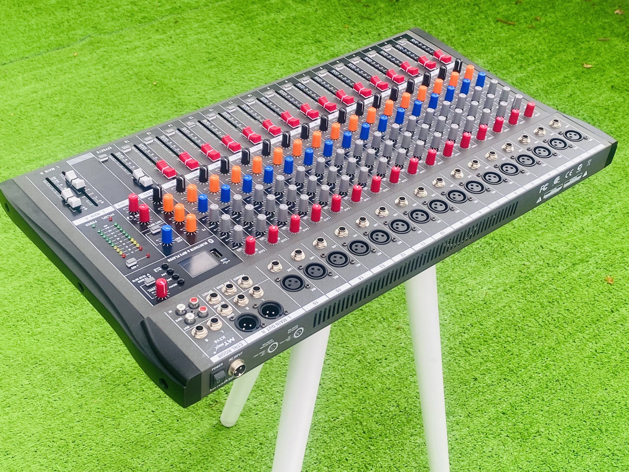 [ƯU ĐÃI CỰC LỚN - TẶNG NGAY DÂY CANON RA HOA SEN] Mixer MTMAX KT16 Cao Cấp Với 16 Đường Line Chuyên Nâng Cấp Loa Kéo, Dàn Karaoke, Sân Khấu, Hội Nghị, Bữa Tiệc, Hàng Chính Hãng
