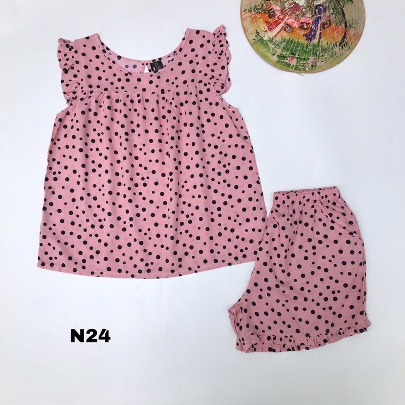 Đồ Bộ Nữ Tole Lanh Quần Đùi Áo Cánh Tiên