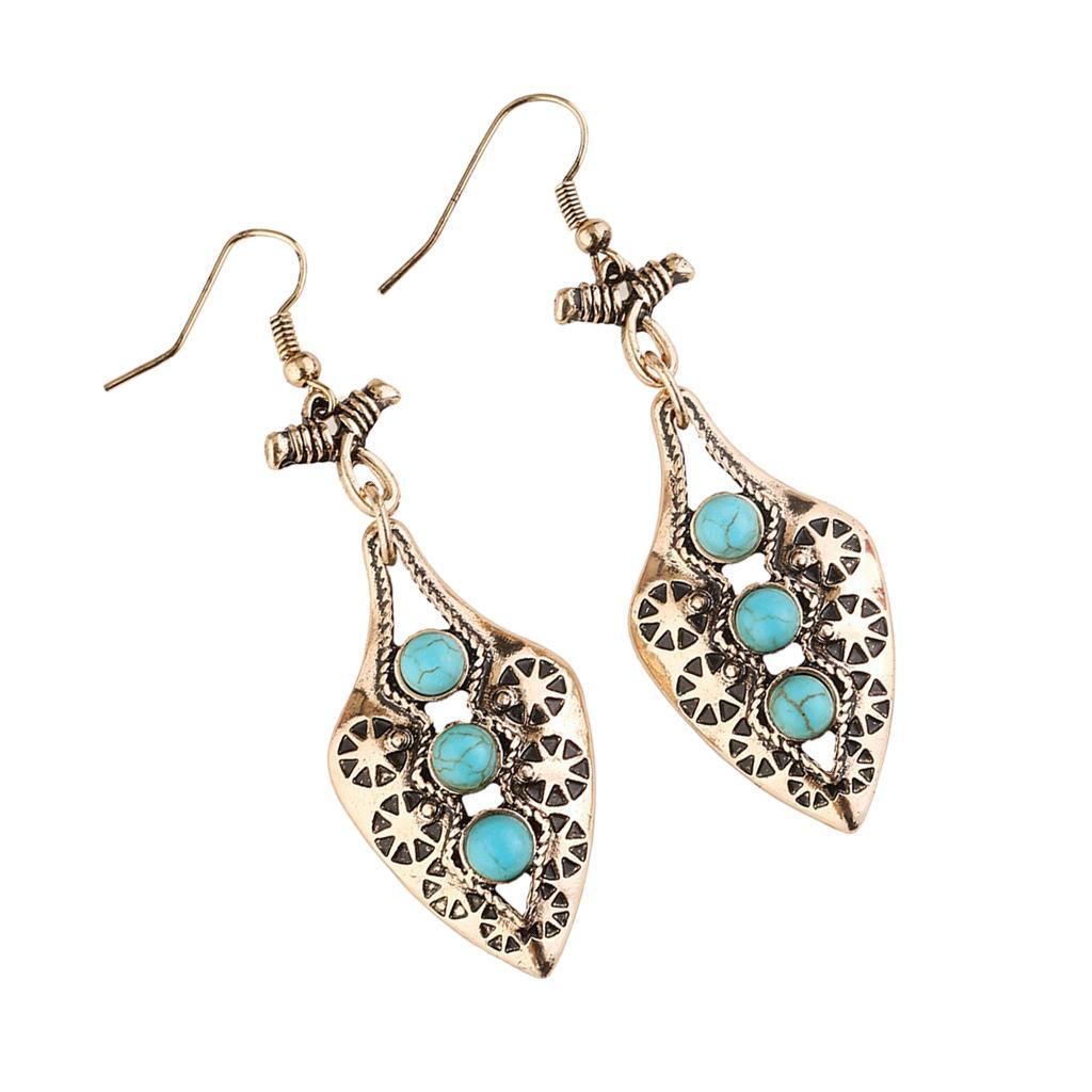 Vintage Charms Pendant Drop Earrings Women Dangle Earrings