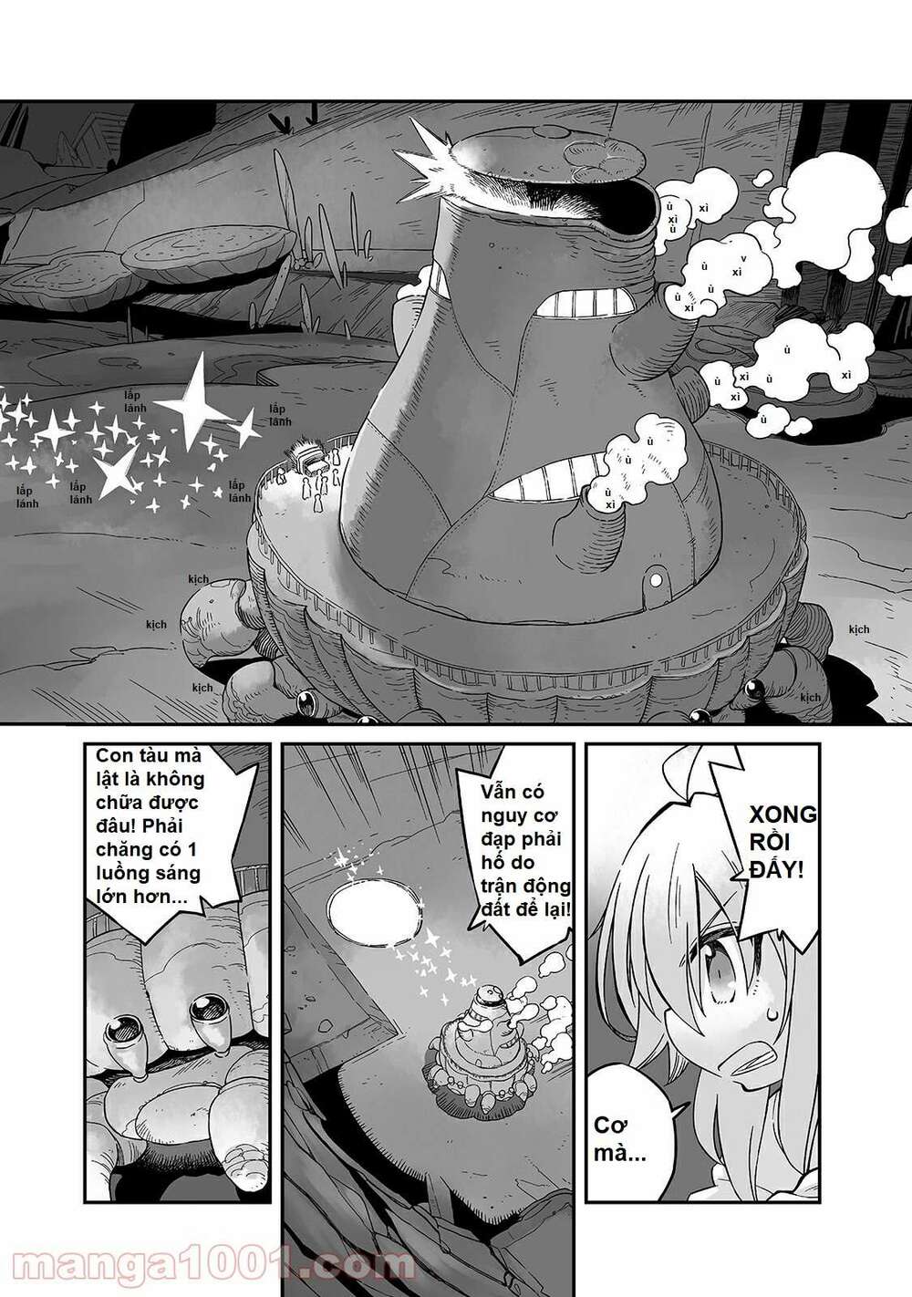 ngay cả khi hậu tận thế, thật hạnh phúc vẫn còn được sống... chapter 17.2 8