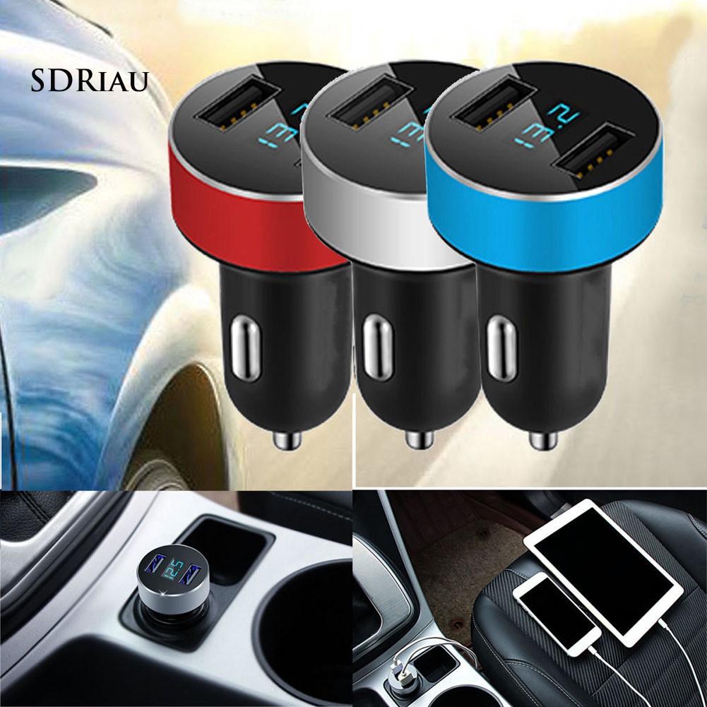 Tẩu sạc xe hơi kiêm bật lửa 2 cổng USB 3.1A tiện dụng chất lượng tốt