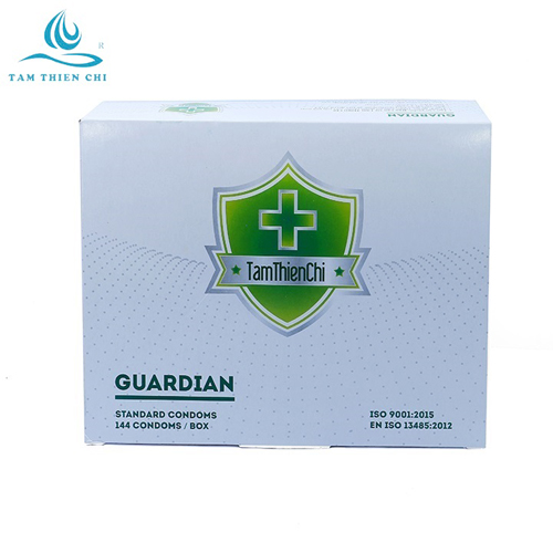 Hộp 144 chiếc_Bao cao su Tâm Thiện Chí Guardian dùng gia đình mỏng trơn_TTC1