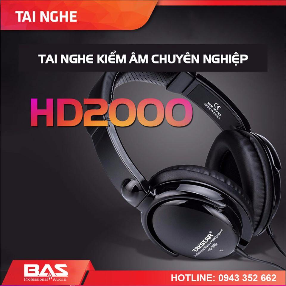 Tai nghe kiểm âm TAKSTAR HD 2000 chụp tai HD-2000 hàng chính hãng