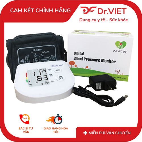 Máy đo huyết áp bắp tay điện tử Imedicare IBPM-6P