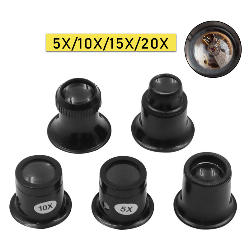 Kính Lúp Sữa Chữa Đồng Hồ Chuyên Dụng 10X 15X 20X Dụng Cụ Sữa Đồng Hồ