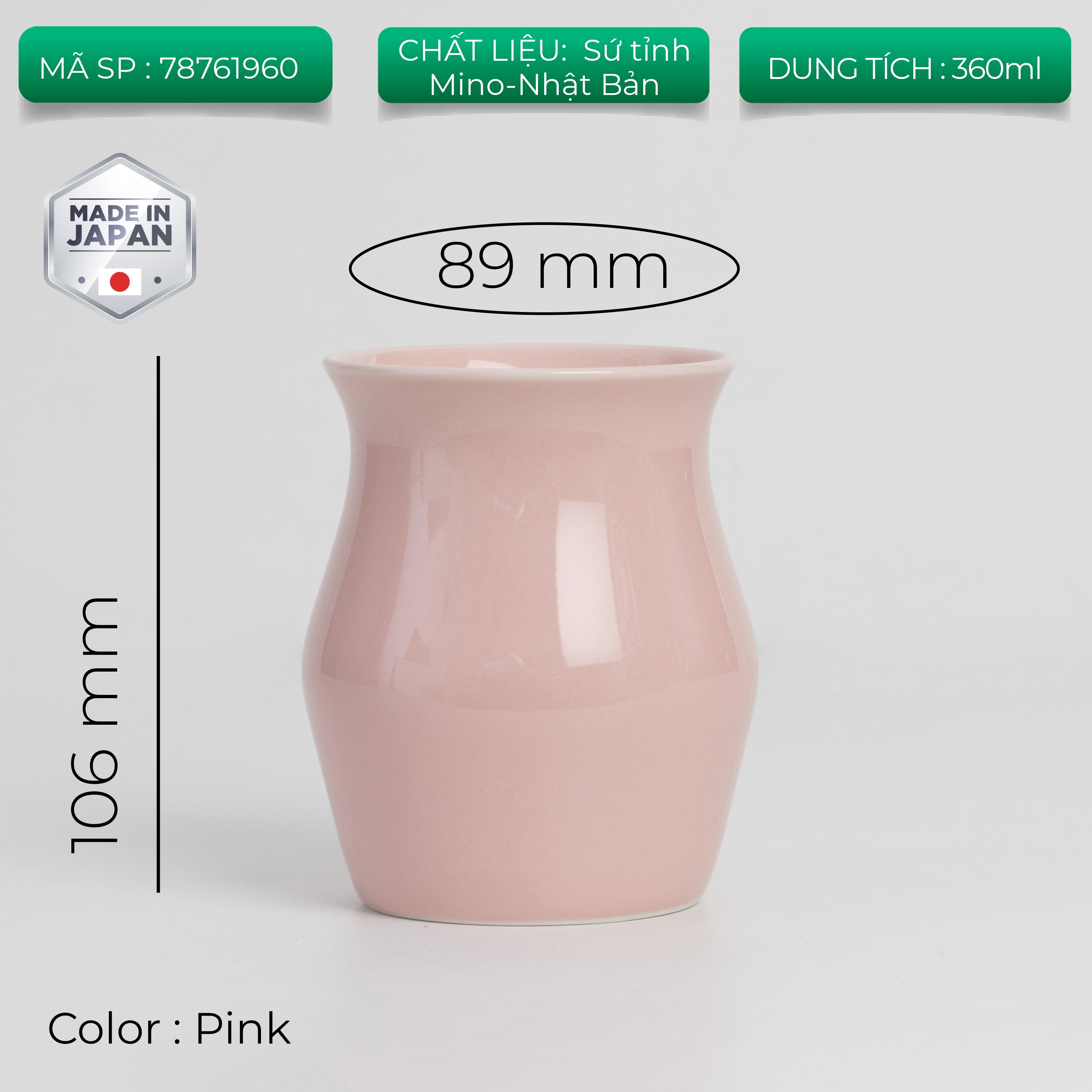 Bình server sứ pha cà phê Origami Sensory Flavor Cup 360ml