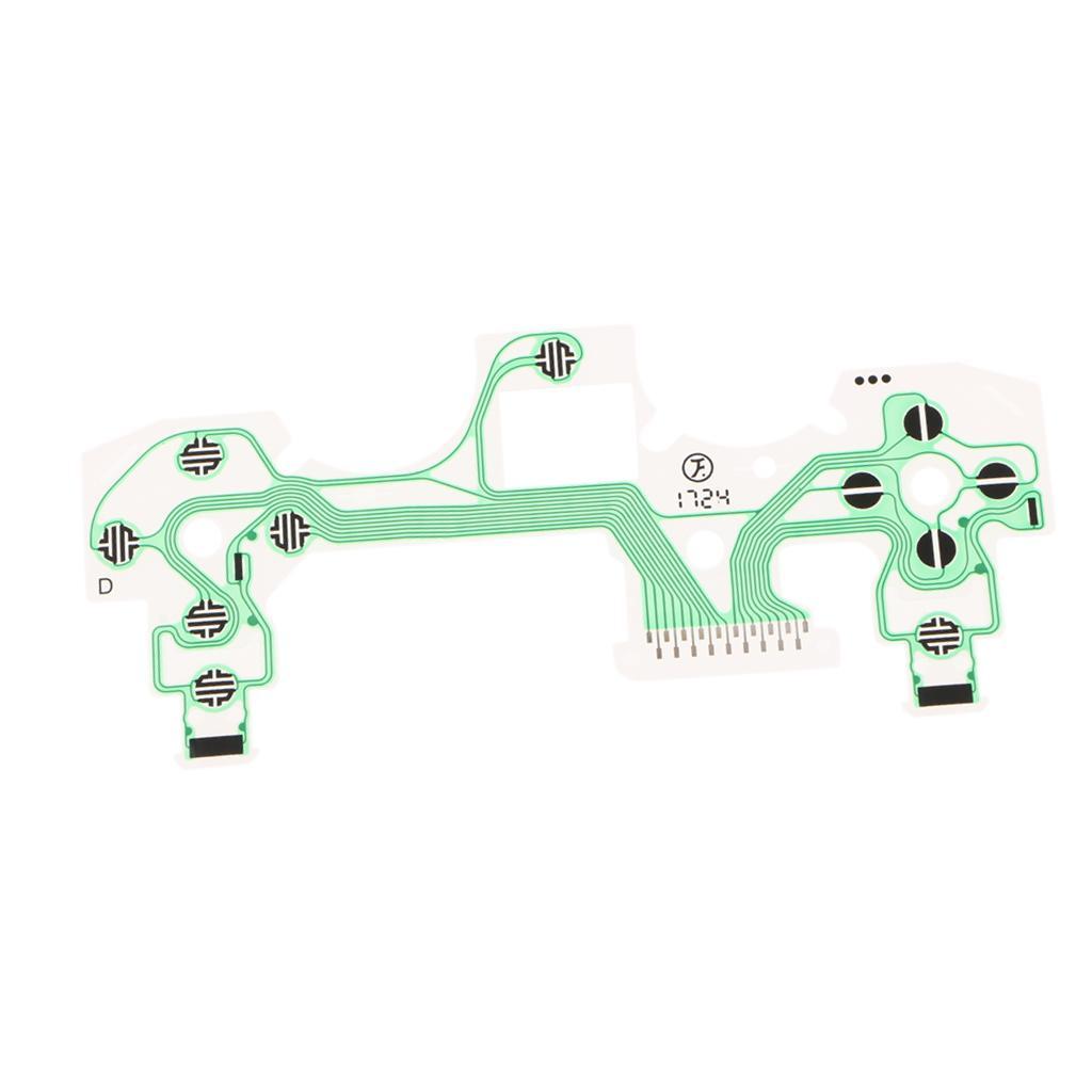 2X Conductive Film Keypad Flat Flex Ribbon Cable For Sony PS4 Controller Green
