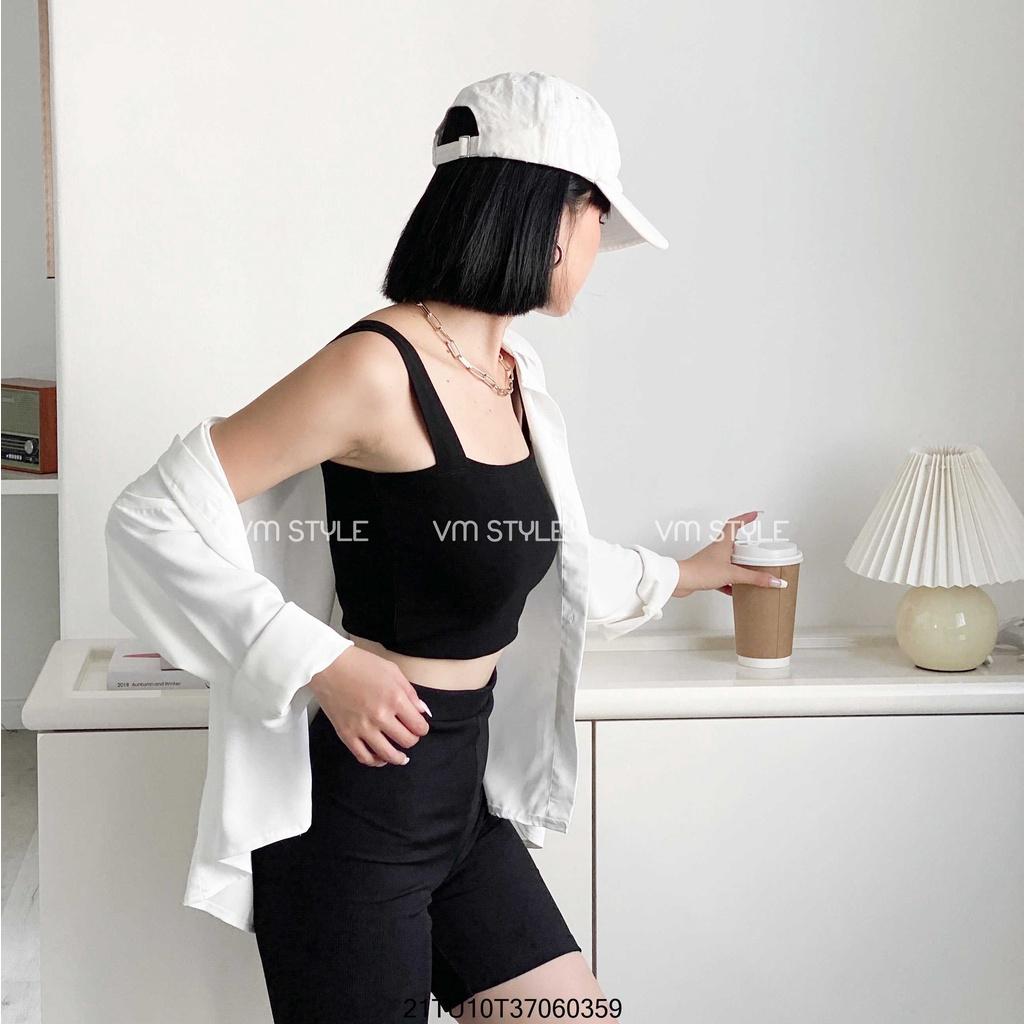 Áo thun 2 dây bản to trơn ulzzang trơn thời trang VM STYLE 21TU05T372102