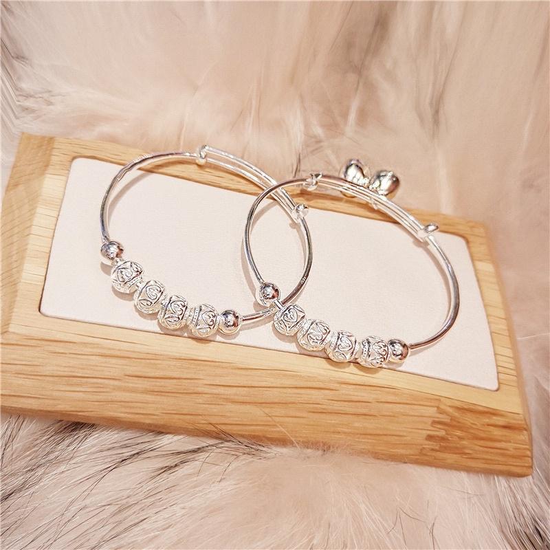 B004 Vòng Tay Nữ Bạc 925 Sáng Đẹp Ring House