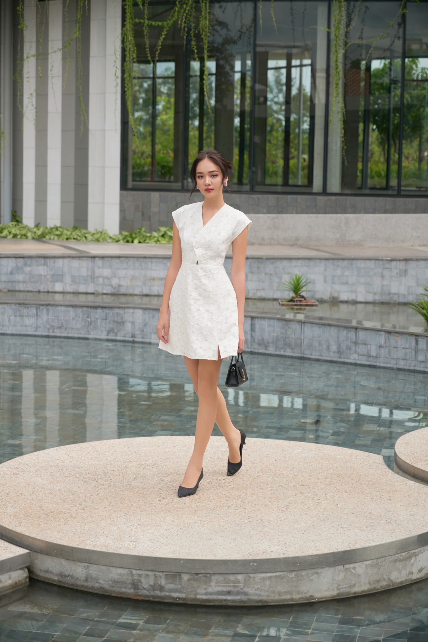 OLV - Đầm Karine White Dress